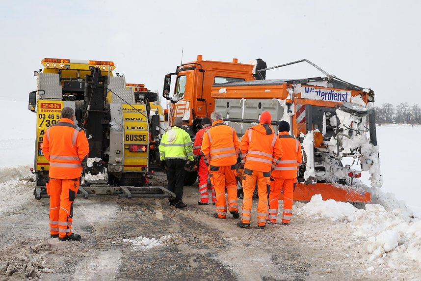 Schneepflug geborgen