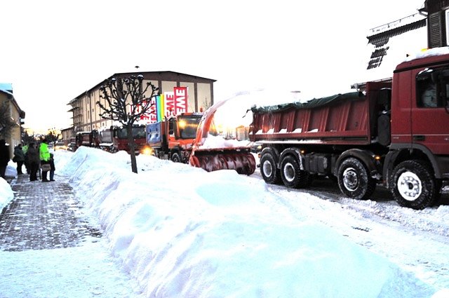 Schneefr&auml;se in Heringen im Einsatz