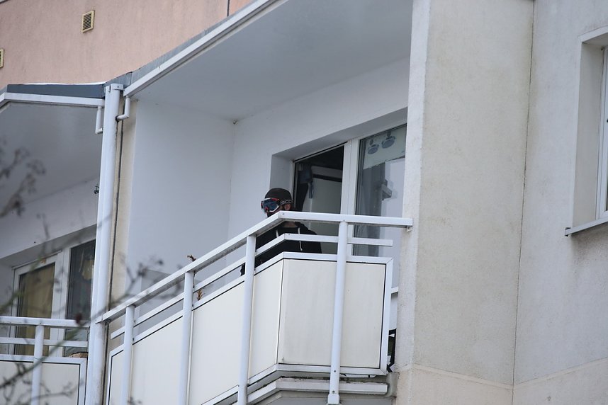 Gro&szlig;einsatz in der Bochumer Stra&szlig;e in Nordhausen