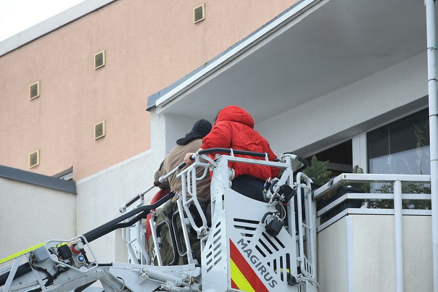 Gro&szlig;einsatz in der Bochumer Stra&szlig;e in Nordhausen