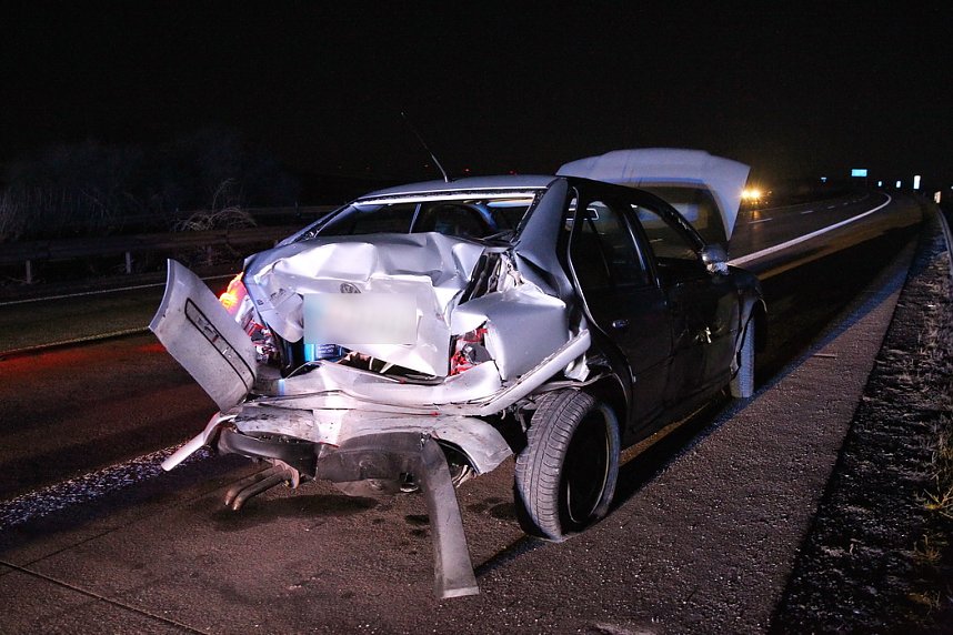 Unfall auf der Autobahn