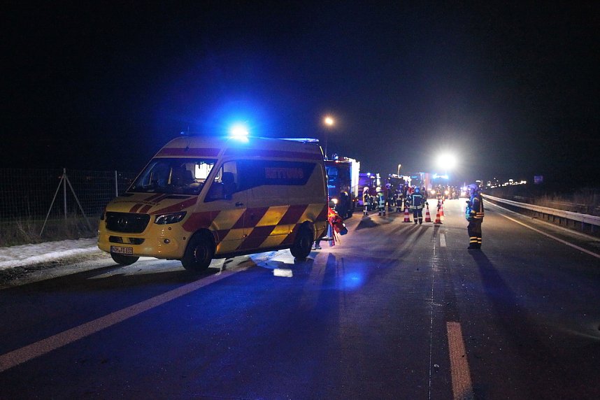 Unfall auf der Autobahn