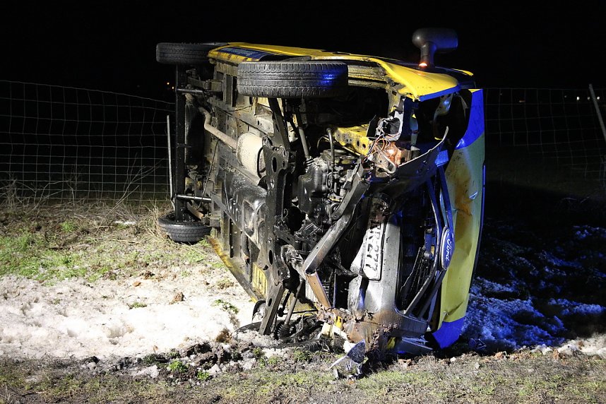 Unfall auf der Autobahn