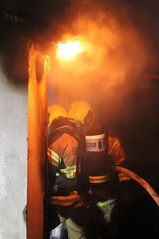 Gartenlaube ausgebrannt