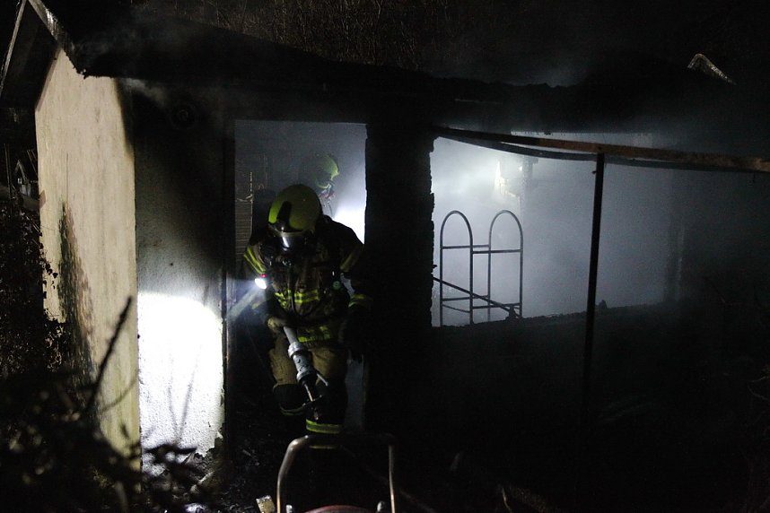 Gartenlaube ausgebrannt