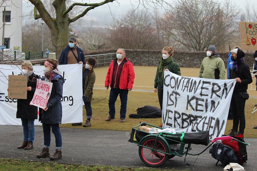Demo vorm Amtsgericht