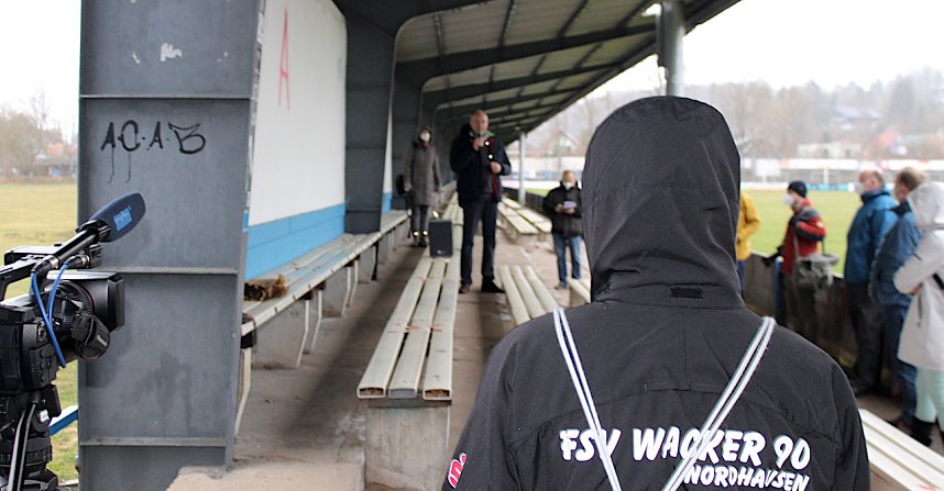 Abriss der Sprecherkabine im AKS