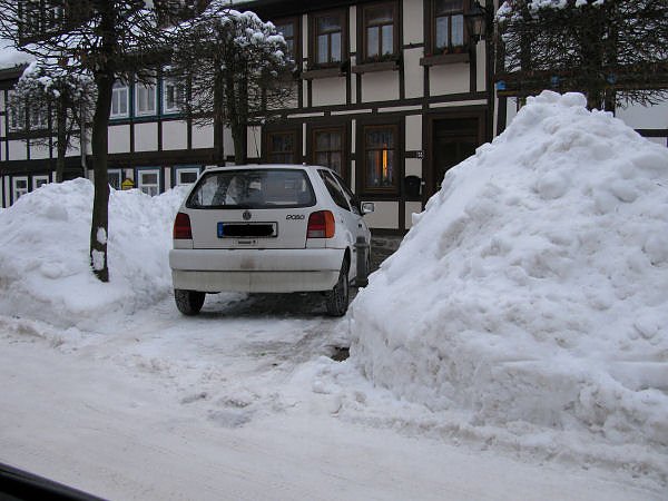 Schnee und Eis in Stolberg