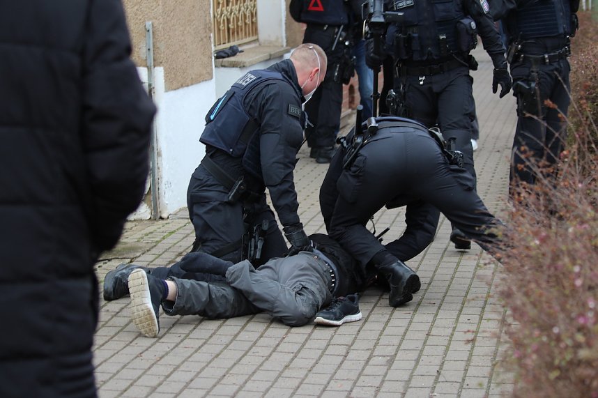 Protest-Spaziergang gegen Corona-Ma&szlig;nahmen