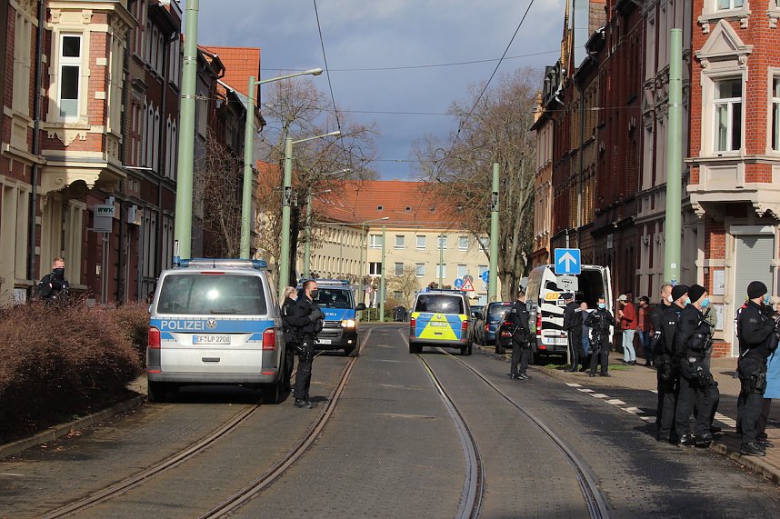 Protest-Spaziergang gegen Corona-Ma&szlig;nahmen