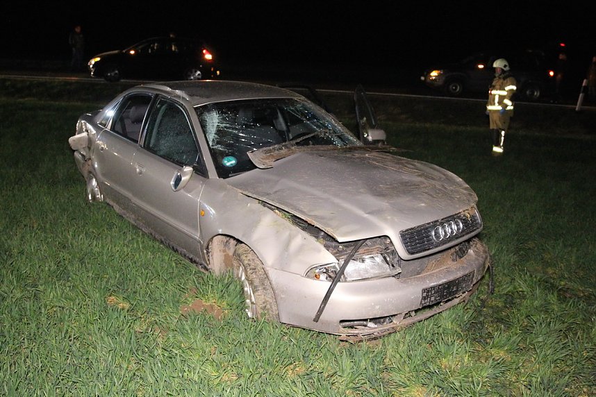 Unfall auf der Landstra&szlig;e