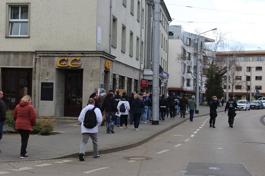 "Osterspaziergang" gegen die Corona-Ma&szlig;nahmen