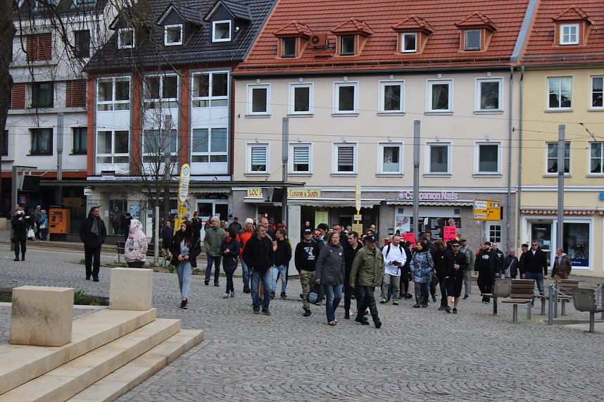 "Osterspaziergang" gegen die Corona-Ma&szlig;nahmen