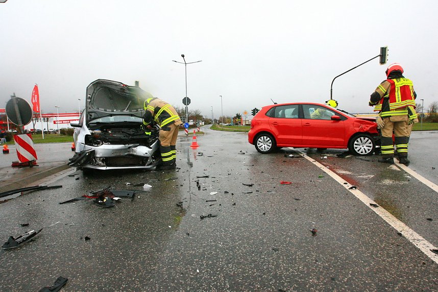 Unfall bei Sundhausen