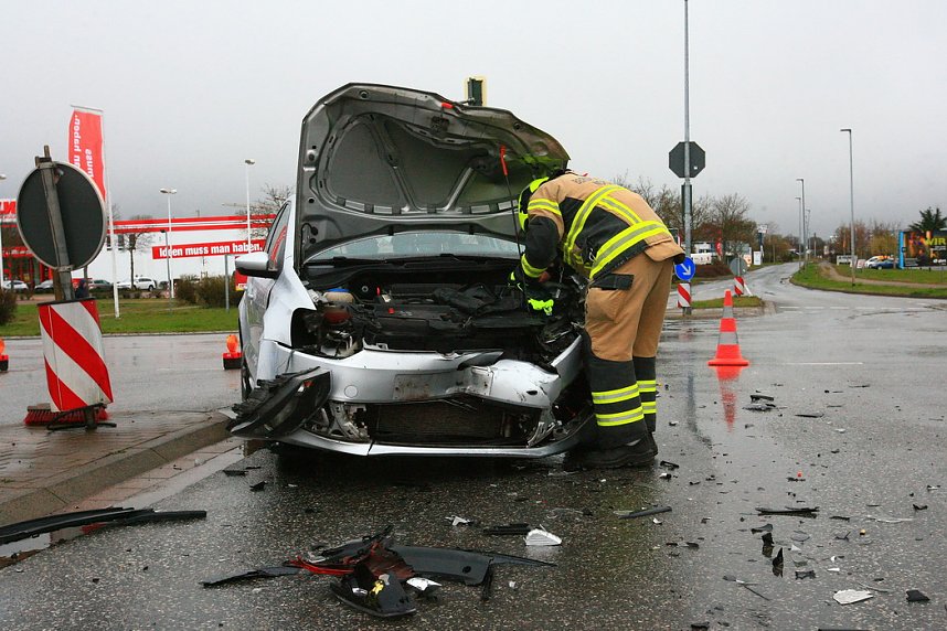 Unfall bei Sundhausen