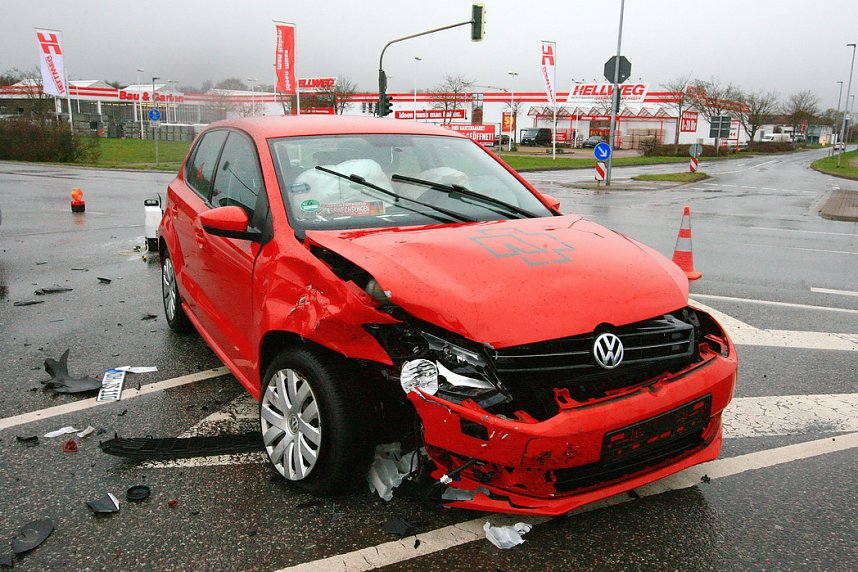 Unfall bei Sundhausen