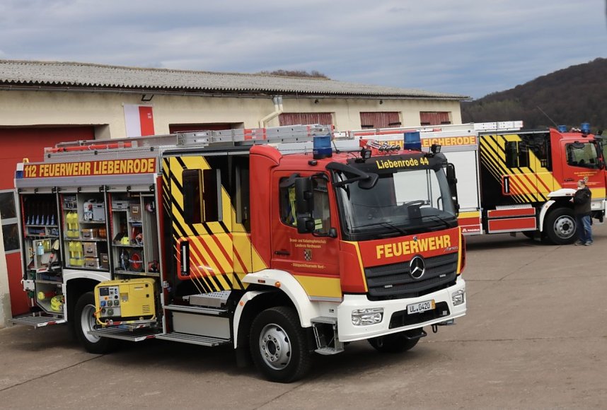Neue Fahrzeuge f&uuml;r Wehren in Liebenrode und Bleicherode