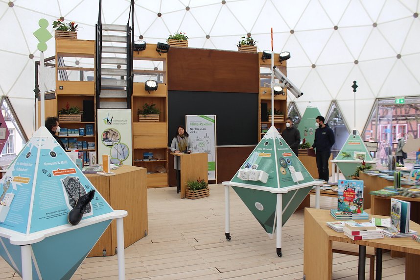 Er&ouml;ffnung des Klimapavillons durch Ministerin Siegesmund