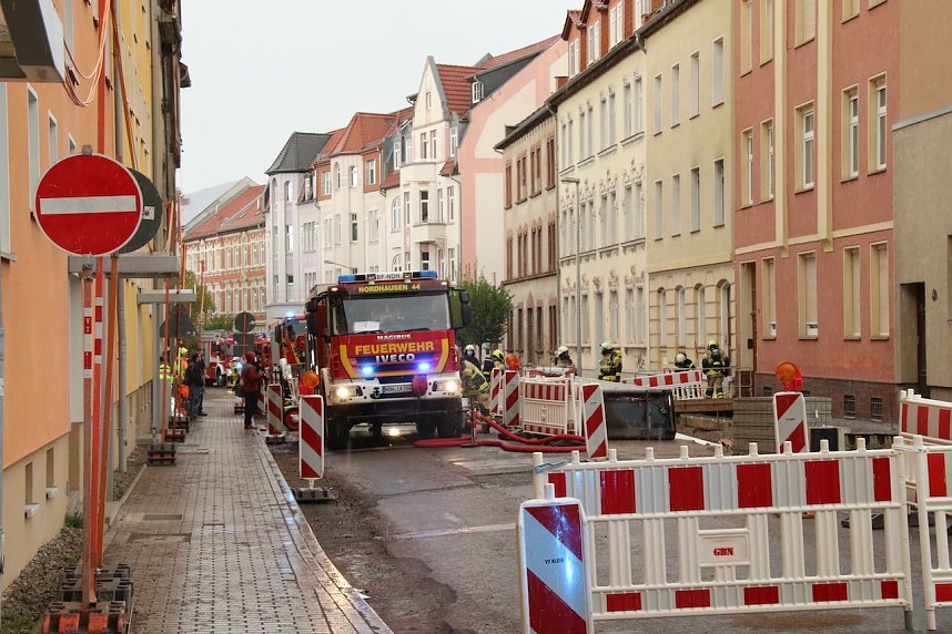 Gro&szlig;einsatz in der Hohensteiner Stra&szlig;e