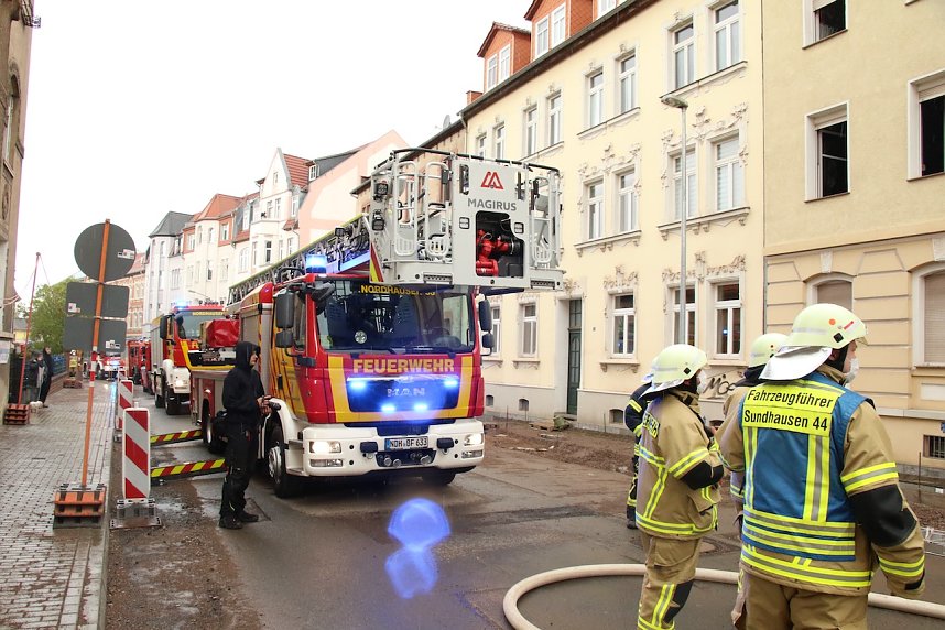 Gro&szlig;einsatz in der Hohensteiner Stra&szlig;e