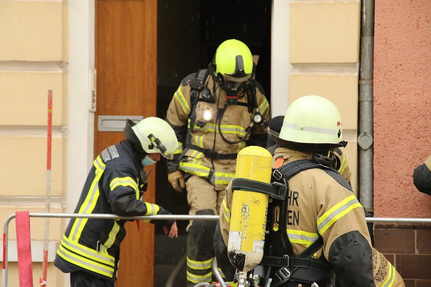 Gro&szlig;einsatz in der Hohensteiner Stra&szlig;e