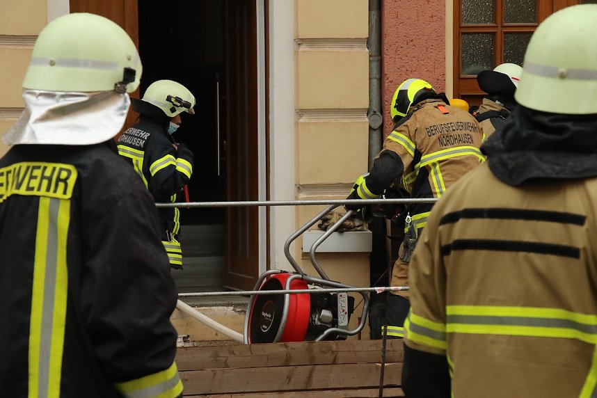 Gro&szlig;einsatz in der Hohensteiner Stra&szlig;e