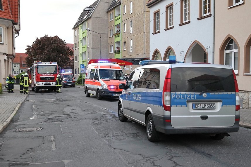 Gleich zwei Eins&auml;tze hatte die Feuerwehr gestern in Bleicherode zu absolvieren