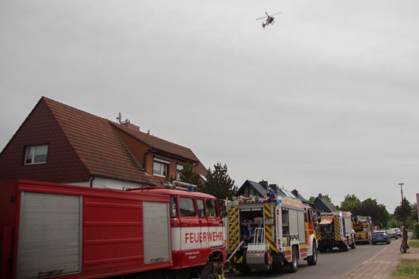 Laubenbrand mit Leichenfund