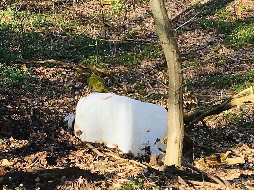 Altlasten im Wald bei Leimbach