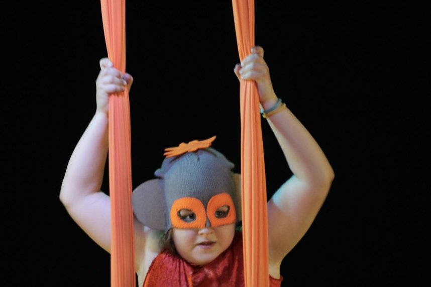 Proben im Zirkuszelt