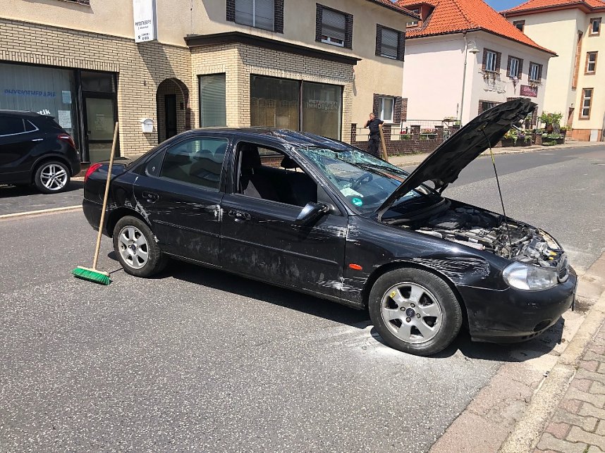 Unfall in Bleicherode
