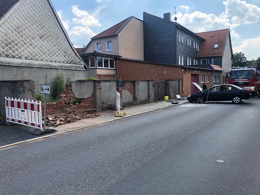 Unfall in Bleicherode