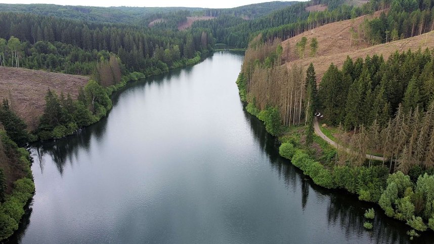 An der Neust&auml;dter Staumauer 