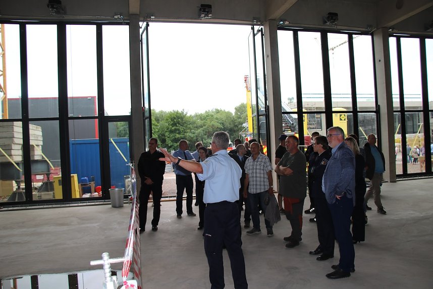 Richtfest in der Zorgestra&szlig;e