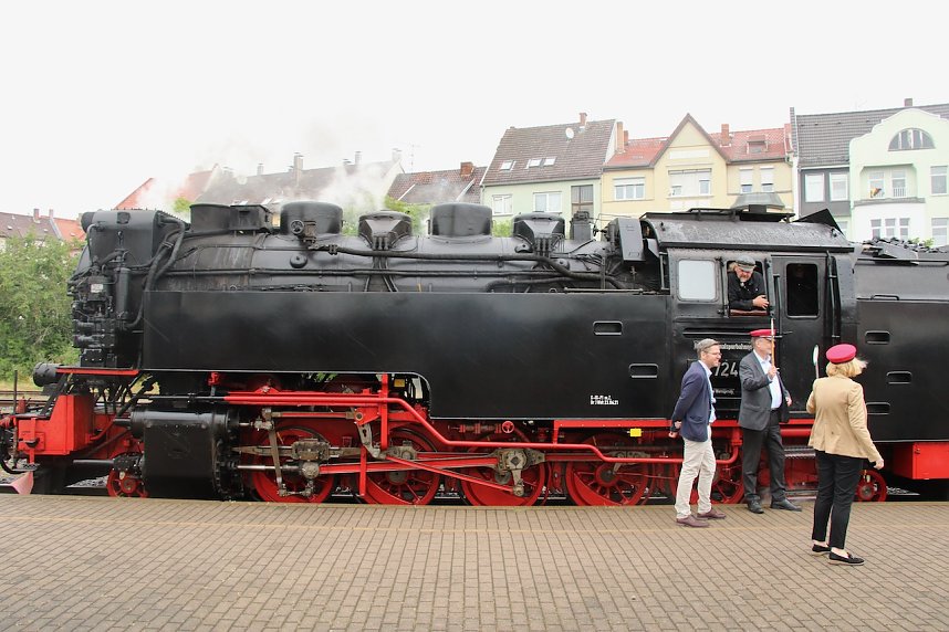 Wieder Dampf auf dem Kessel - seit heute kann man mit der HSB von Nordhausen aus wieder auf den Brocken fahren