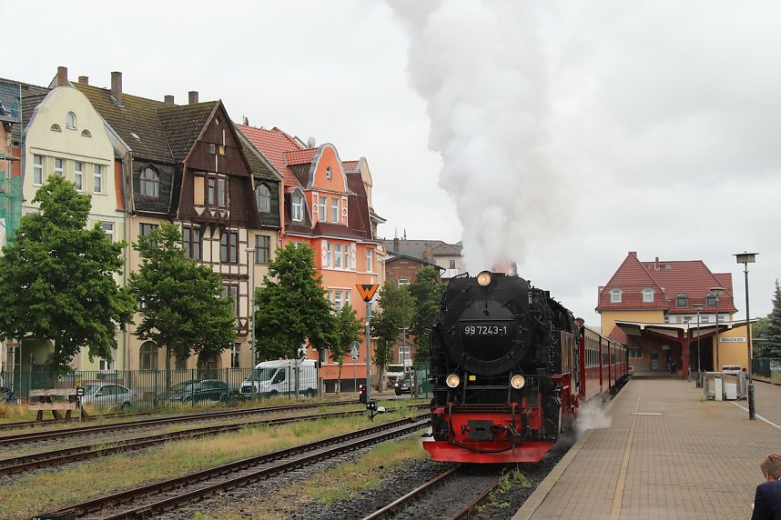 Wieder Dampf auf dem Kessel - seit heute kann man mit der HSB von Nordhausen aus wieder auf den Brocken fahren