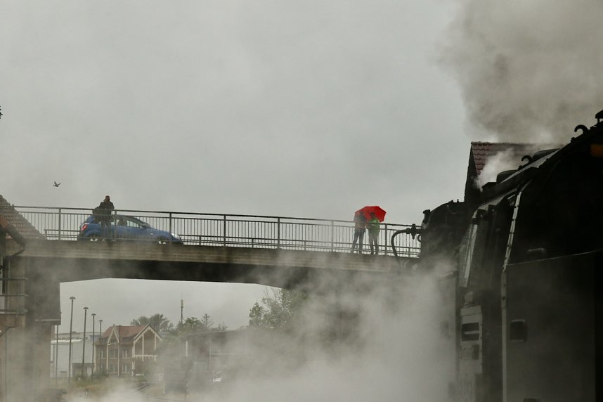 Wieder Dampf auf dem Kessel - seit heute kann man mit der HSB von Nordhausen aus wieder auf den Brocken fahren
