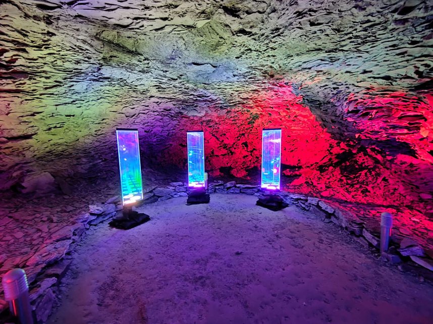 World of Lights in der Barbarossah&ouml;hle