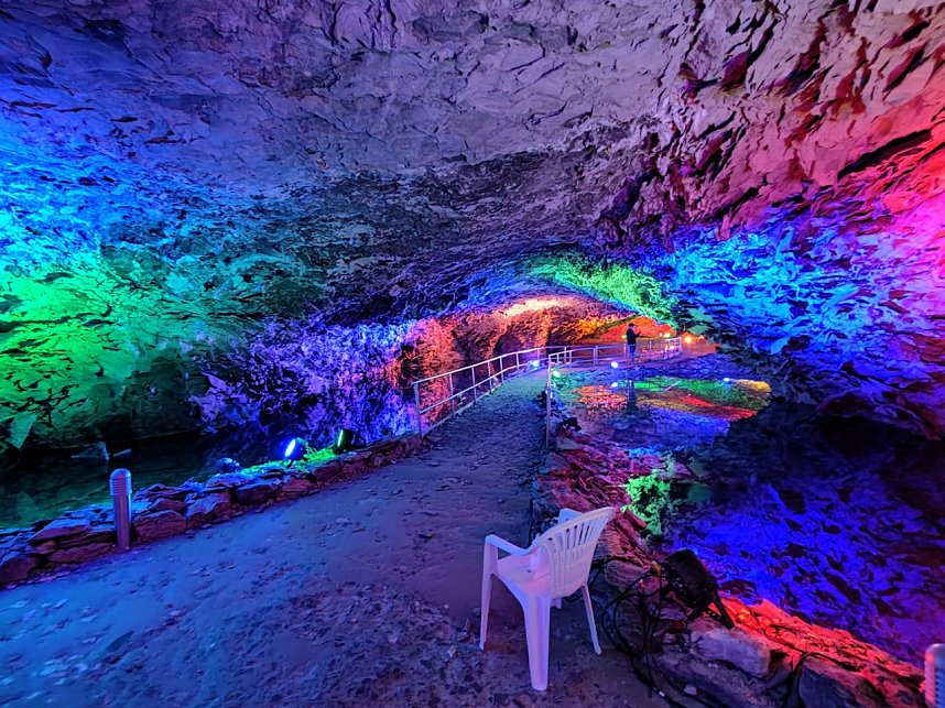 World of Lights in der Barbarossah&ouml;hle