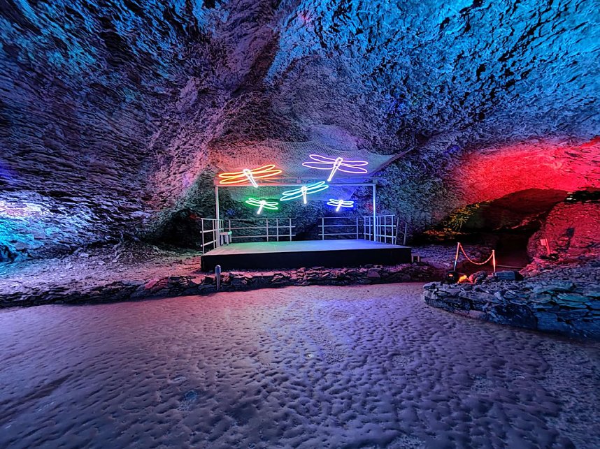 World of Lights in der Barbarossah&ouml;hle