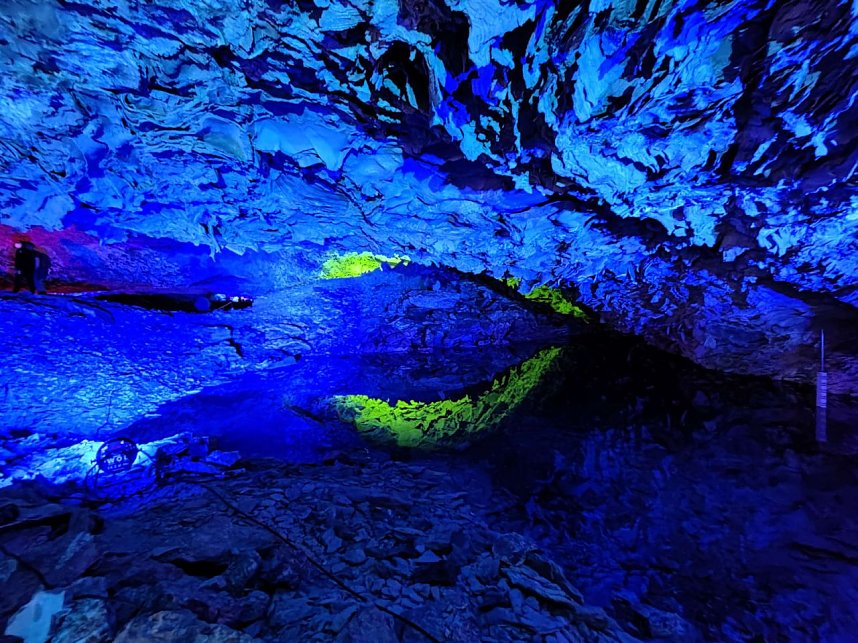 World of Lights in der Barbarossah&ouml;hle