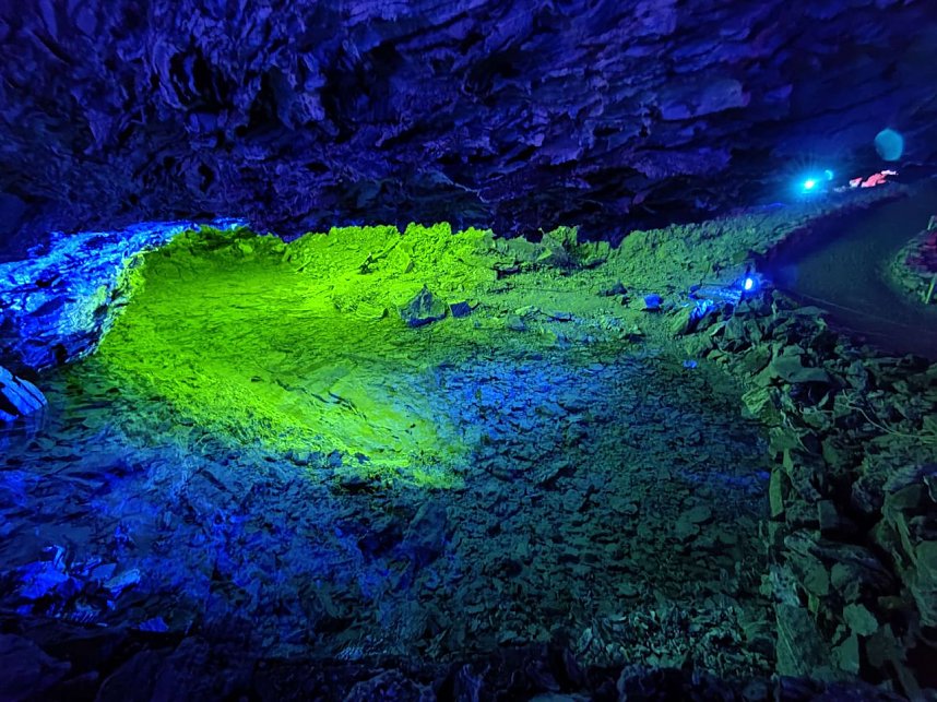 World of Lights in der Barbarossah&ouml;hle