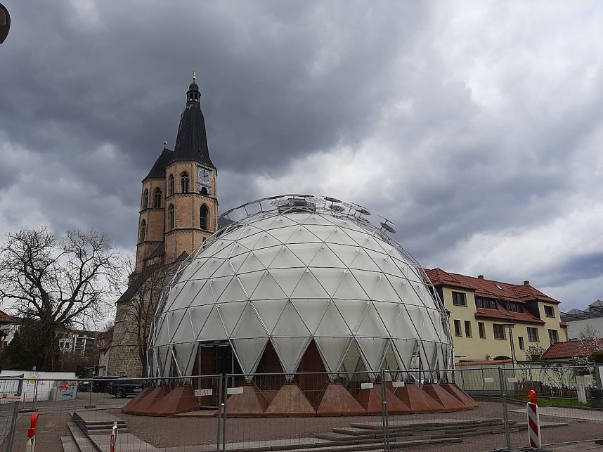 Besuch im Klimapavillon