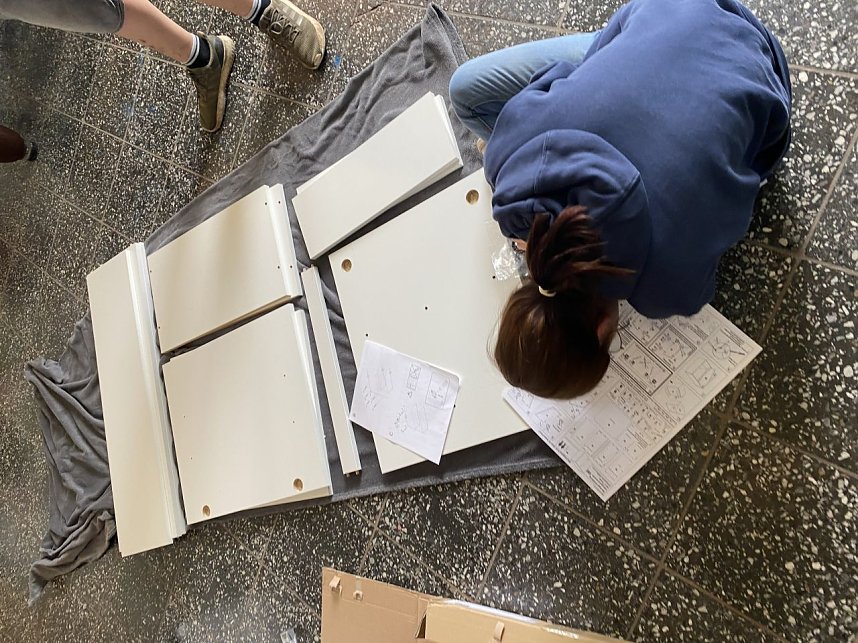 Renovierungsarbeiten im Jugendclub Nordhausen Ost