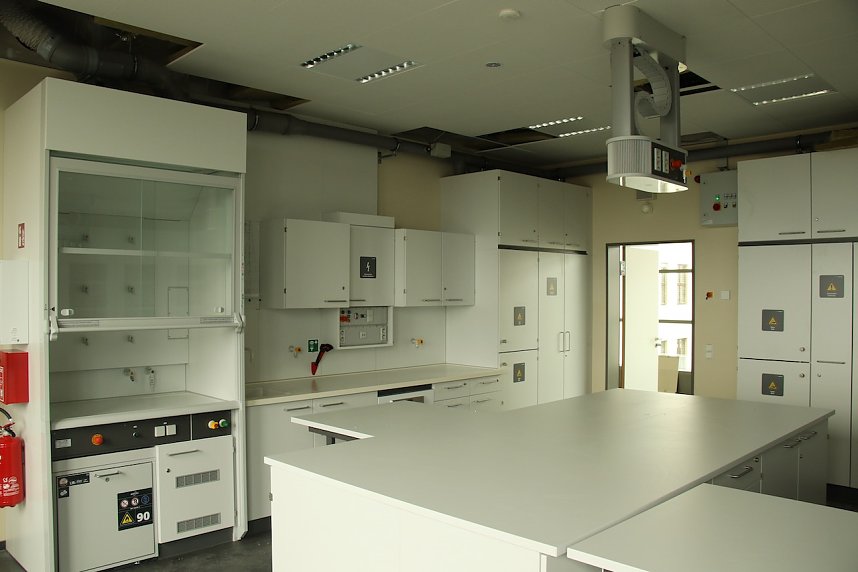 Die neuen R&auml;ume des Humboldt-Gymnasiums k&ouml;nnen sich langsam sehen lassen