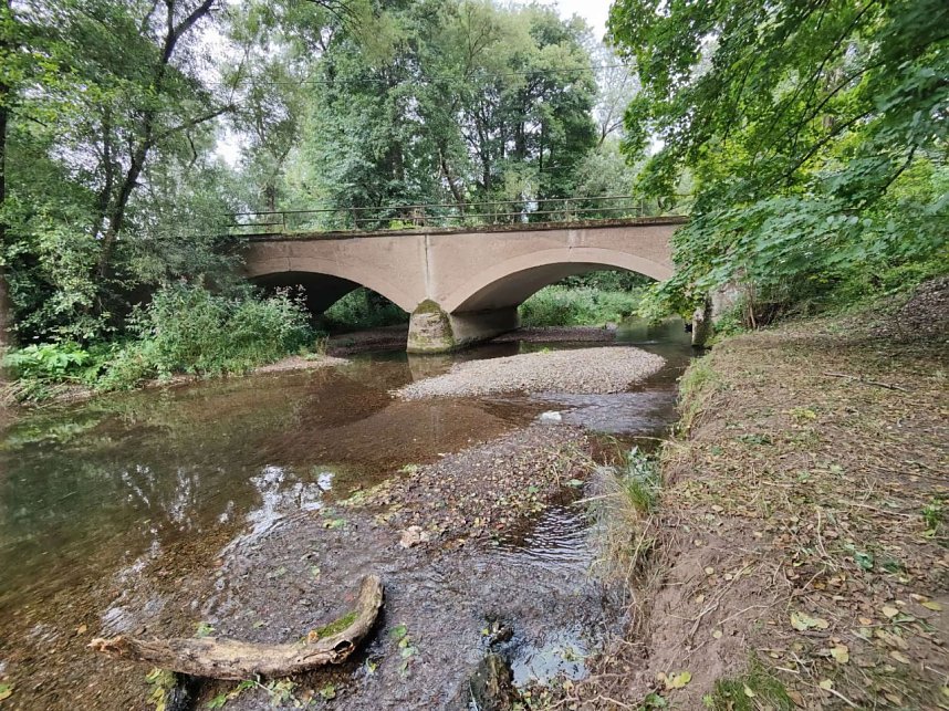 Am Einfluss der Wieda in die Zorge