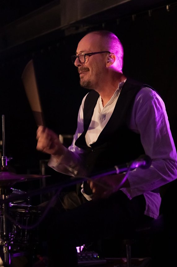 FRANZ KARAFKA und G&auml;ste auf dem Parkdeck der Marktpassage