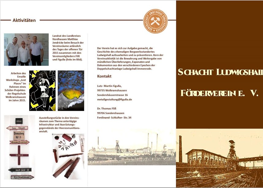 Der Schacht Ludwigshall &ouml;ffnet am Tag des offenen Denkmals seine Tore