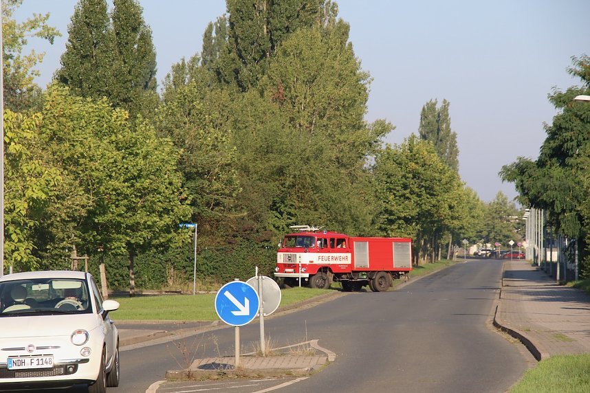 Die Nordh&auml;user Wehren wurden heute Vormittag zum Firmengel&auml;nde der Feuer powertrain gerufen