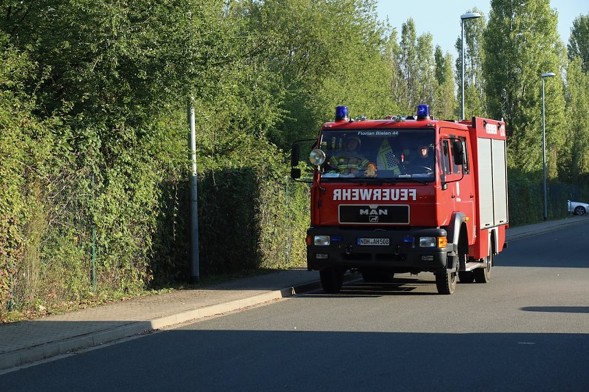 Die Nordh&auml;user Wehren wurden heute Vormittag zum Firmengel&auml;nde der Feuer powertrain gerufen